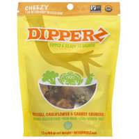 Wonderfully Raw Dipperz Cheezy Broccoli, Cauliflower & Carrot Crunchies, 1.5 oz, (Pack of 6)
