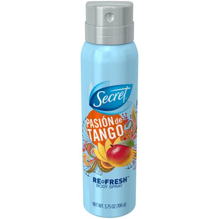 Secret Re-Fresh Pasión de Tango Body Spray Aerosol Can