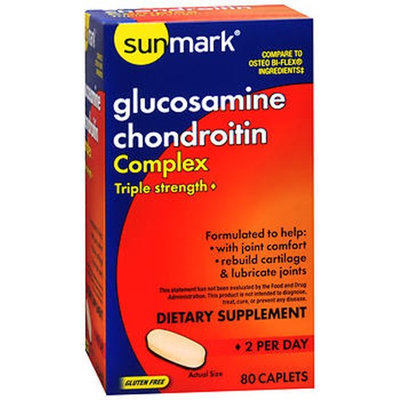 Sunmark Glucosamine Chondroitin Complex, 80 Caplets by Sunmark