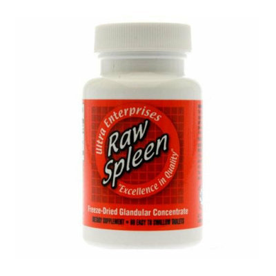 Ultra Glandulars Raw Spleen 200 mg 60 Tablets