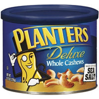 Planters Deluxe Whole Cashews with Sea Salt, Canisters