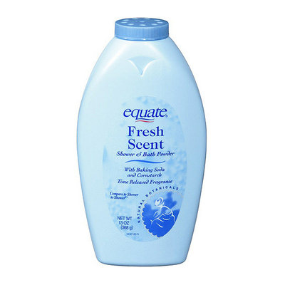 Equate Fresh Scent Shower & Bath Powder