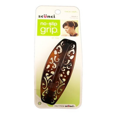 Scunci No Slip Filigree Bar Baret - 1 Pack