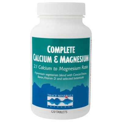 Trace Minerals Research - Complete Calcium Magnesium 2:1, 120 tablets