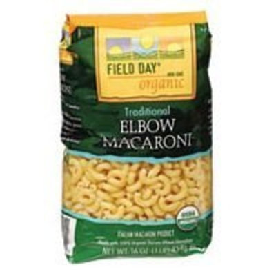 Field Day Elbow Macaroni Pasta, 16 Ounce -- 12 per case.