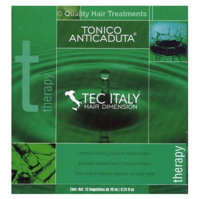 Tec Italy Hair Therapy Tonico Anticaduta 12 Count Ampolletas