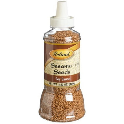 Roland Soy Sauce Sesame Seeds, 3.53-Ounce Bottles (Pack of 6)