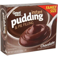 Great Value Chocolate Instant Pudding, 5.85 oz