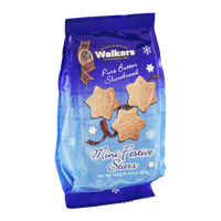 Walkers Pure Butter Shortbread Cookies Mini Festive Stars