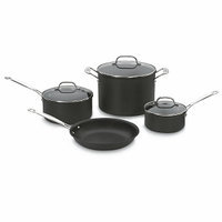 Cuisinart Chef's Classic Hard Anodized Non-stick 7-piece Cookware Set