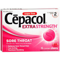 Cepacol Sugar Free Sore Throat Oral Pain Reliever Lozenges