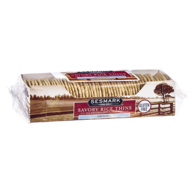 Sesmark Savory Rice Thins Original Snack Crackers