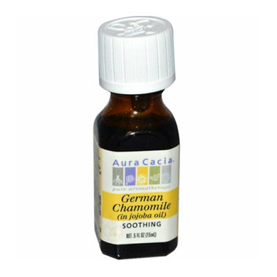 Aura Cacia German Chamomile in Jojoba Oil 0.5 fl oz
