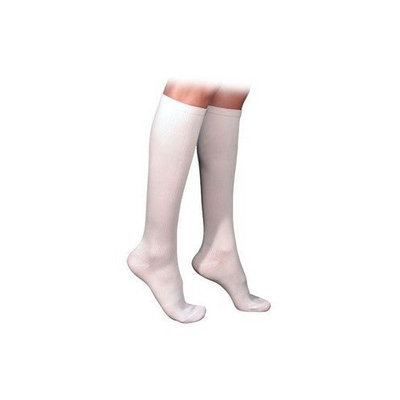 Sigvaris 230 Cotton Series 30-40 mmHg Men's Closed Toe Knee High Sock Size: X-Large Long, Color: Crispa 66
