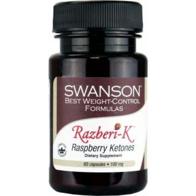 Swanson Best Weight Control Formulas Razberi-K 100 mg 60 Caps