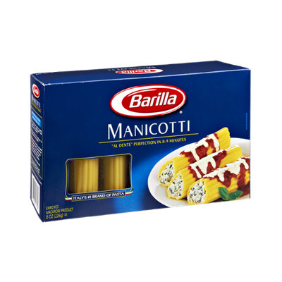 Barilla Pasta Manicotti