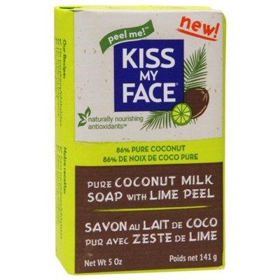 Kiss My Face Pure Coconut Milk Soap with Lime, 5 oz