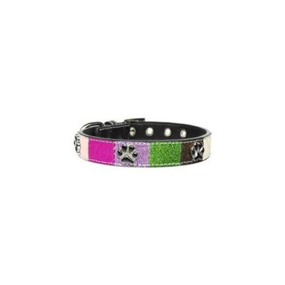 Mirage Pet Products 100-012 LGPK Ice Cream Collars Pink Paws Large