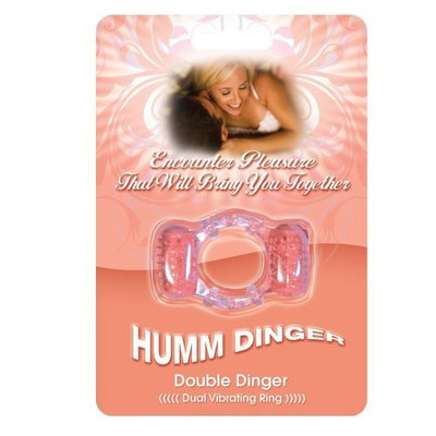 Hott Products Humm Dinger Double Dinger, Magenta