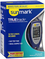 Sunmark Truetrack Blood Glucose Monitoring System, 1 each by Sunmark