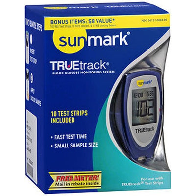Sunmark Truetrack Blood Glucose Monitoring System, 1 each by Sunmark