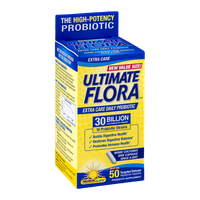 Ultimate Flora Extra Care Daily Probiotic Targeted Release Vegetarian Capsules - 50 CT