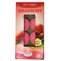 Bulk Buys Tealight Candles - Strawberry 8 Pack(Case of 24)