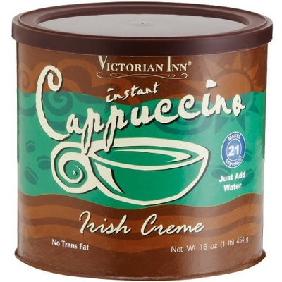 Victorian Inn Instant Cappuccino, Irish Creme, 16-Ounce Canisters (Pack of 6)