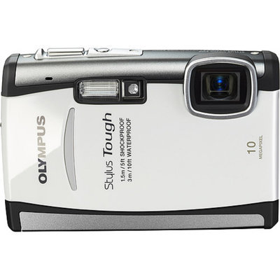 Olympus Stylus Tough 6000 White 10 MP Digital Camera, 3.6x Optical Zoom 2.7