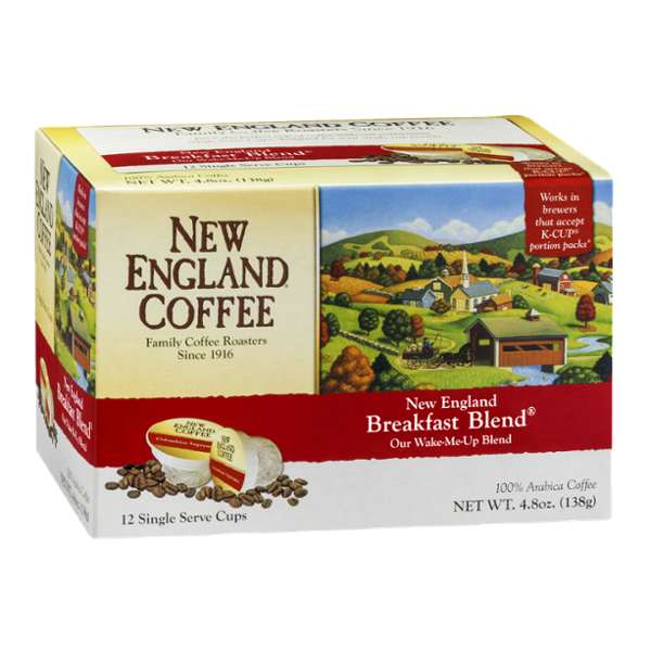 New England Coffee Breakfast Blend Single Serve Cups 12 CT Reviews 2019