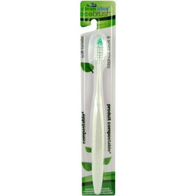 Clean Idea Ecobrush, Adult Soft Bristle Toothbrush (Pack of 30)