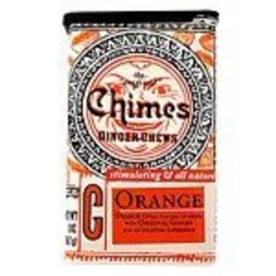 Chimes All Natural Orange Ginger Chews - 2 oz Tin