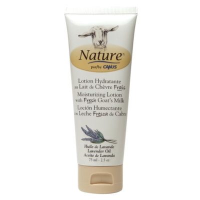 Nature by Canus Moisturizing Lotion with Fresh Goat's Milk, Lavender Oil, 2.5 oz