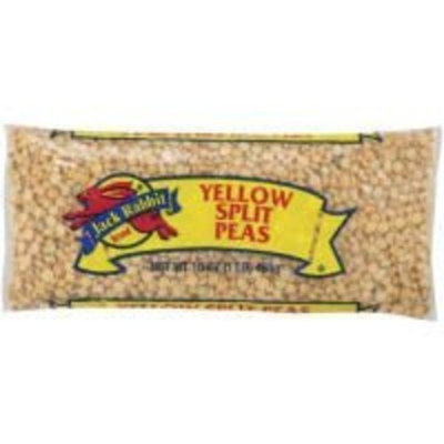 Trinidad Benham Jack Rabbit Yellow Split Peas - 1 lb. bag, 24 bags per case