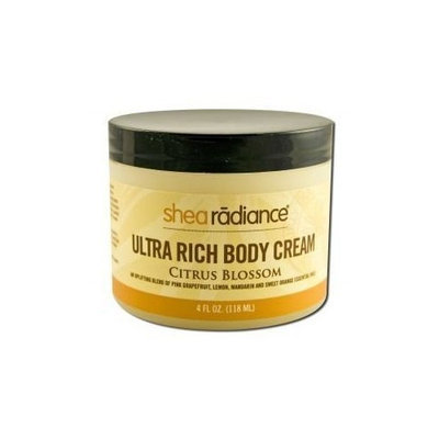 Shea Radiance Ultra Rich Cream Citrus Blossom - 4 Oz, 2 pack (image may vary)