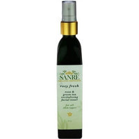 SanRe Organic Skinfood - Rosy Fresh - Organic Rose and Green Tea Revitalizing Facial Toner For All Skin Types