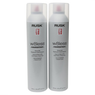 Rusk W8less Shaping & Control Hair Spray, Strong Hold - Double Pack, 1 set