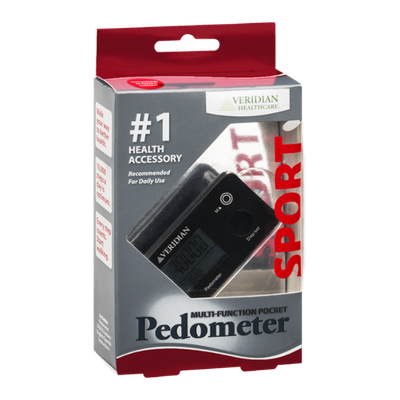 Veridian Healthcare Sport Multi-Function Pocket Pedometer