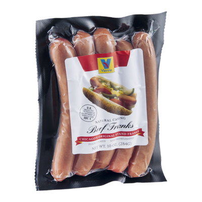 Vienna Beef Franks Natural Casing - 5 CT