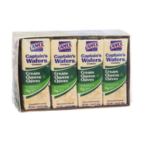 Lance Fresh Cream Cheese & Chives Captain's Wafers Crackers 8 Pack