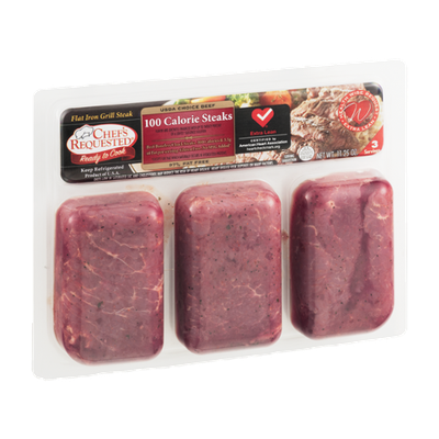 Chef's Requested 100 Calorie Steaks USDA Choice Beef