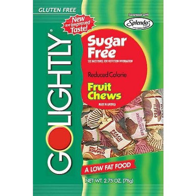 Golightly Assorted Fruits Sugar Free Chewy Candy - 2.75 Oz Peg Bag