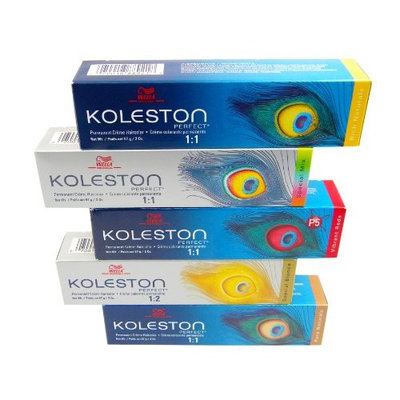 Wella Koleston Perfect Permanent Creme Haircolor 1:1 7/38 Medium Blonde/Gold Pearl