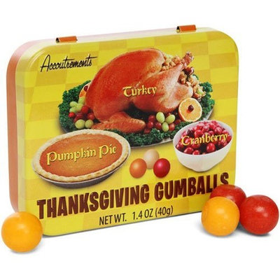 Melissa's Combo Gift Pack of 5: Thanksgiving Gumballs- Turkey, Cranberry, & Pumpkin Pie Flavored Gum