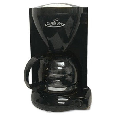 Original Gourmet Food Co. Coffeepro CP6B Coffeemaker, 4-Cup, 6-1/2 in.x7-1/4 in.x10 in., Black