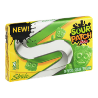 Stride Sour Patch Kids Sugar Free Gum Lime