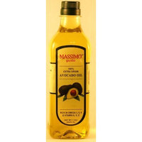 Massimo Gusto Extra Virgin Avocado Oil, 1 Liter Bottles (Pack of 2)