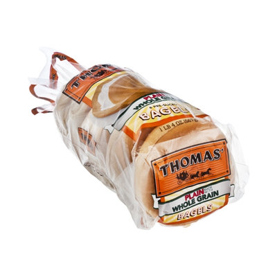 Thomas' Plain Whole Grain Bagels