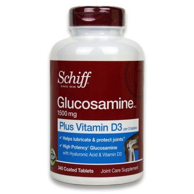 Schiff Glucosamine Plus Vitamin D3 1500 mg 340 coated tablets