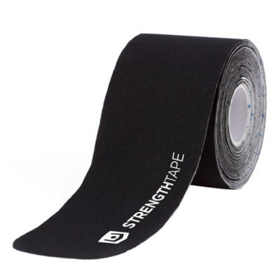 Stander StrengthTape Kinesiology Tape 35m Uncut Roll, Black, 1 ea